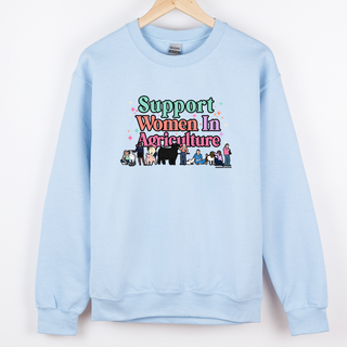 Support Women In Agriculture Illustration– Crewneck