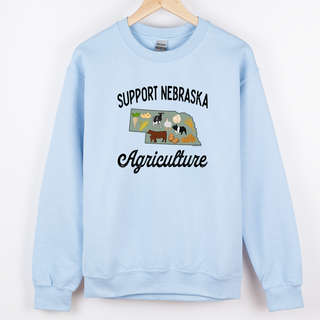 Support Nebraska Agriculture– Crewneck