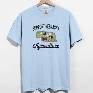 Support Nebraska Agriculture– Comfort Colors T-Shirt