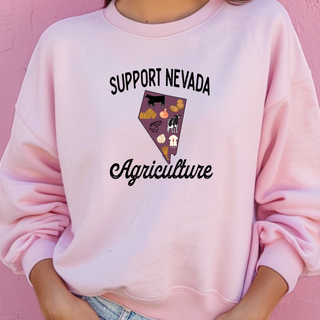Support Nevada Agriculture– Crewneck