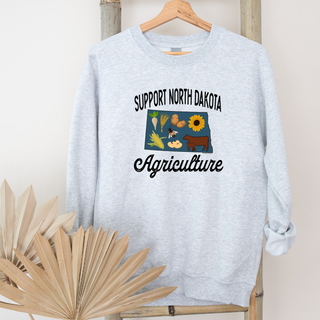 Support North Dakota Agriculture– Crewneck