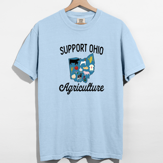 Support Ohio Agriculture– Comfort Colors T-Shirt