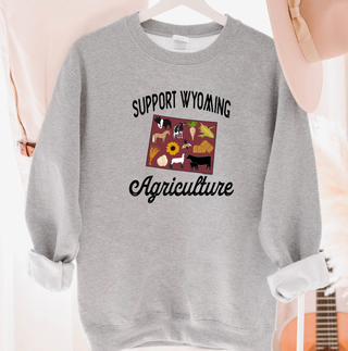 Support Wyoming Agriculture– Crewneck