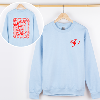 Advocate For Agriculture Stripes and Bows– Crewneck - Front & Back!