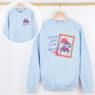 Powered By Grit– Crewneck - Front & Back!