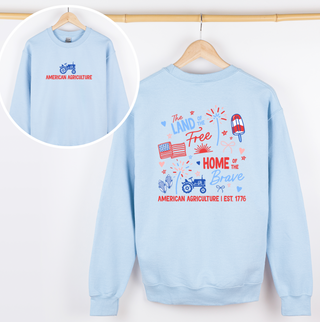 American Agriculture Sketch– Crewneck - Front & Back!