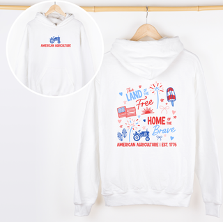 American Agriculture Sketch– Hoodie - Front & Back!