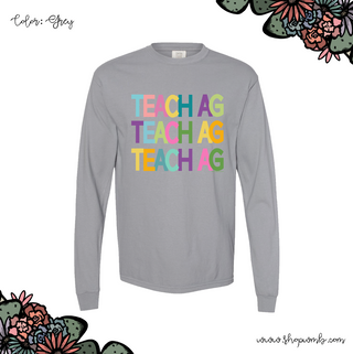 All The Colors Teach Ag LONG SLEEVE T-Shirt (S-3XL) - Multiple Colors!