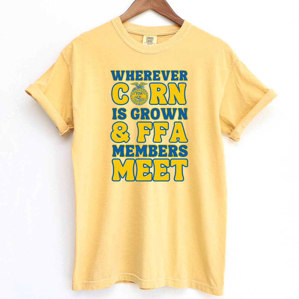 Corn Is Grown ComfortWash/ComfortColor T-Shirt (S-4XL) - Multiple Colors!