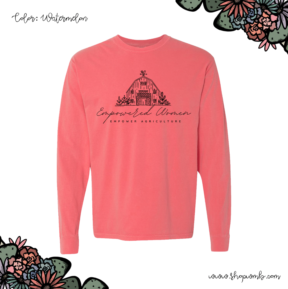 Empowered Women Empower Agriculture LONG SLEEVE T-Shirt (S-3XL) - Multiple Colors!