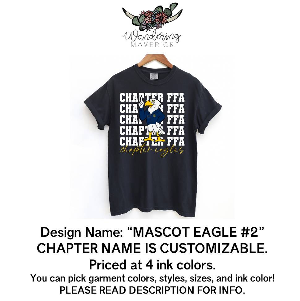 Chapter Eagles 2 - FFA Chapter Designs - BULK ORDER - READ DESCRIPTION - NOT FOR RETAIL