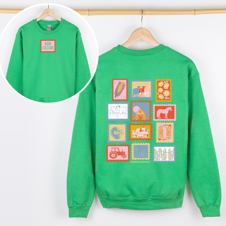 AGRICULTURE STAMPS CREWNECK - Front & Back