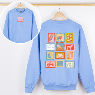 AGRICULTURE STAMPS CREWNECK - Front & Back