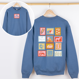 AGRICULTURE STAMPS CREWNECK - Front & Back