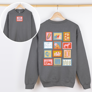 AGRICULTURE STAMPS CREWNECK - Front & Back