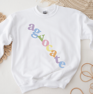 Colorful Pastel Agvocate – Crewneck