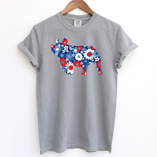 Patriotic Daisy pig  – Comfort Colors T-Shirt