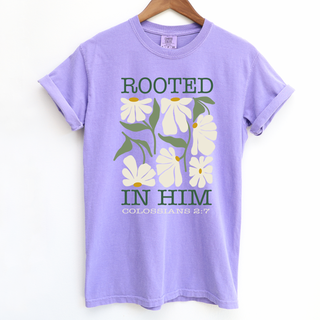 Rooted in Him – Comfort Colors T-Shirt