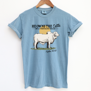 He Owns The Cattle – Comfort Colors T-Shirt