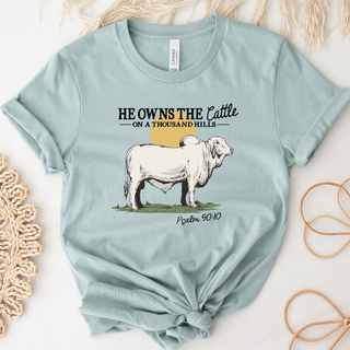 He Owns The Cattle – Bella Canvas T-Shirt