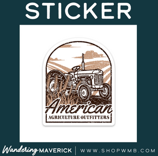 American Agriculture Outfitters- Vinyl Sticker