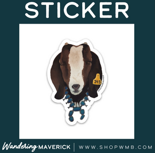Dark Goat Squash- Vinyl Sticker