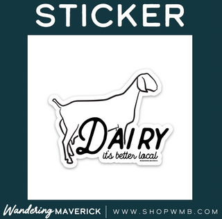 Dairy Goat IBL- Vinyl Sticker
