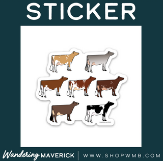 Dairy Breeds- Vinyl Sticker