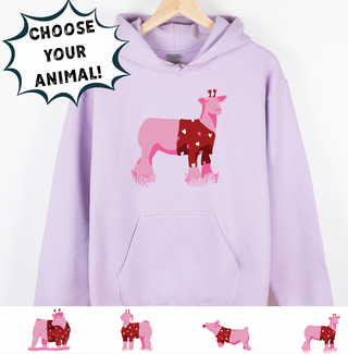 VALENTINES SWEATER - CHOOSE YOUR ANIMAL – Hoodie