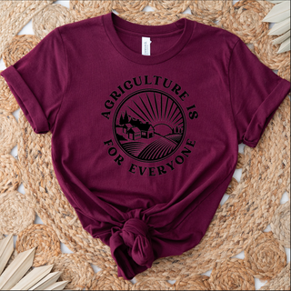Agriculture is for Everyone Black Ink - Bella Canvas T-Shirt