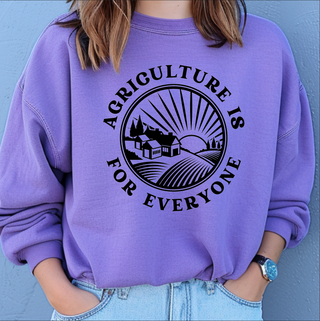 Agriculture is for Everyone Black Ink – Crewneck