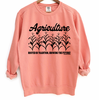 Agriculture Rooted In Tradition CROPS Black Ink - Crewneck