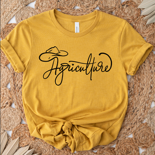 Agriculture Script Black Ink - Bella Canvas T-Shirt