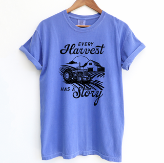 Every Harvest Tells a Story Black Ink - Comfort Colors T-Shirt