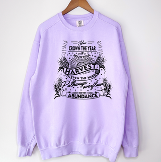 Bountiful Harvest Black Ink  – Crewneck