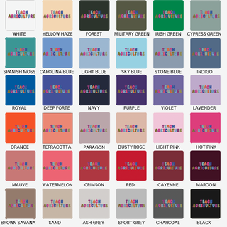 Teach Agriculture Colors– Crewneck