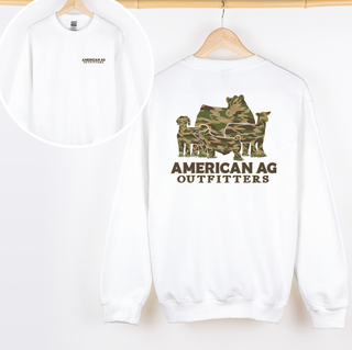 AAO Camo Animals – Crewneck - Front & Back!