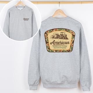 AAO Camo Surround – Crewneck - Front & Back!