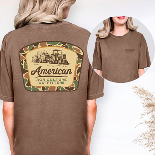 AAO Camo Surround – Comfort Colors T-Shirt - Front & Back