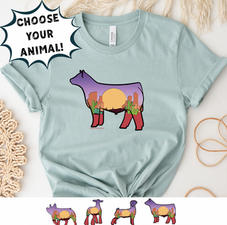 DESERT ANIMALS - CHOOSE YOUR ANIMAL - Bella Canvas T-Shirt