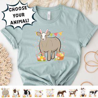 Spring Easter Animals - Choose Your Animal - Bella Canvas T-Shirt