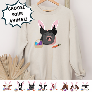 HOPPY EASTER ANIMALS - Choose Your Animal – Crewneck