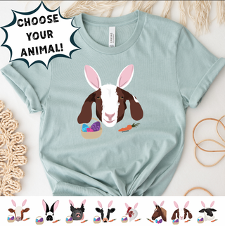 Hoppy Easter Animals - Choose Your Animal - Bella Canvas T-Shirt
