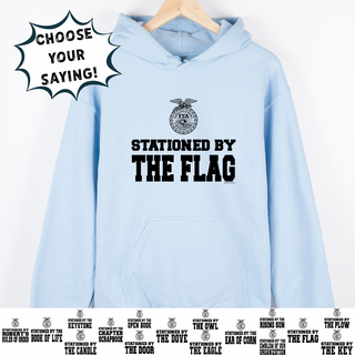 Stationed By Officer Design- PICK YOUR SAYING– Hoodie