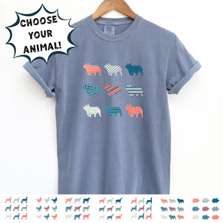 Patriotic Bundle-CHOOSE YOUR ANIMAL– Comfort Colors T-Shirt