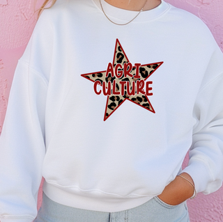 Cheetah Agriculture Star– Crewneck
