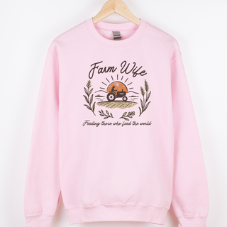 Farm Wife Feeding Those– Crewneck