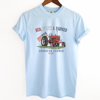 Red, White, and Farmed– Comfort Colors T-Shirt