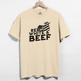 Red, White, and Beef– Comfort Colors T-Shirt