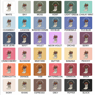 Big Flowers Remind Us – Comfort Colors T-Shirt